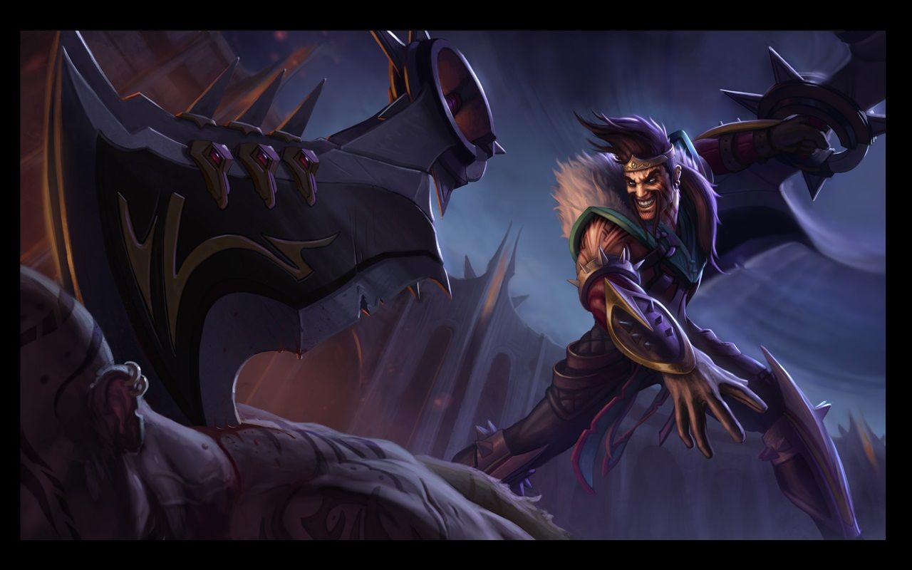 Fonds d'cran Jeux Vido League of Legends - Clash of Fates Draven