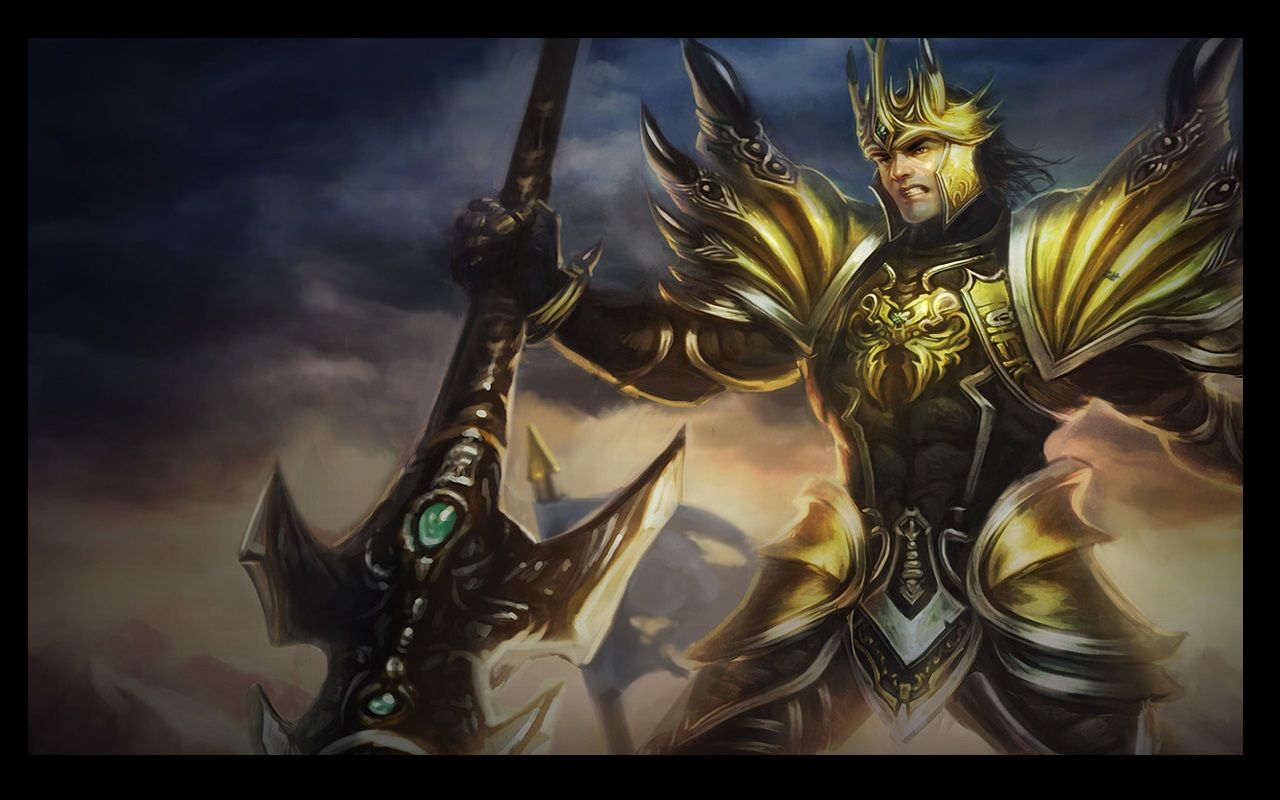 Fonds d'cran Jeux Vido League of Legends - Clash of Fates Jarvan IV