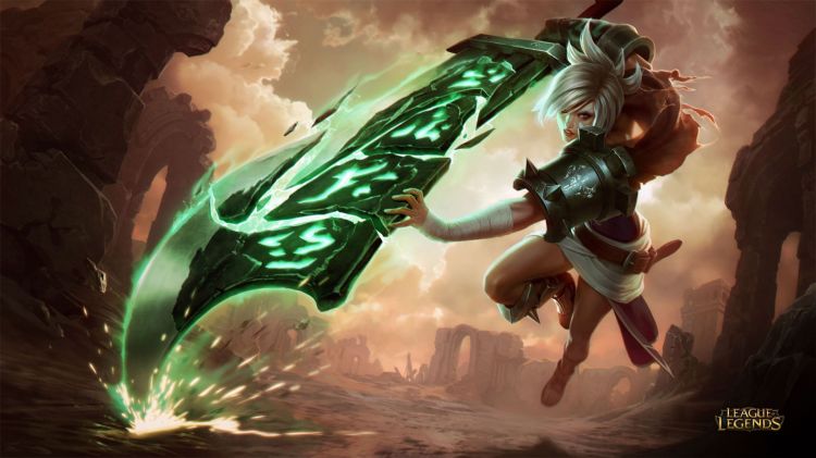 Fonds d'cran Jeux Vido League of Legends - Clash of Fates Riven