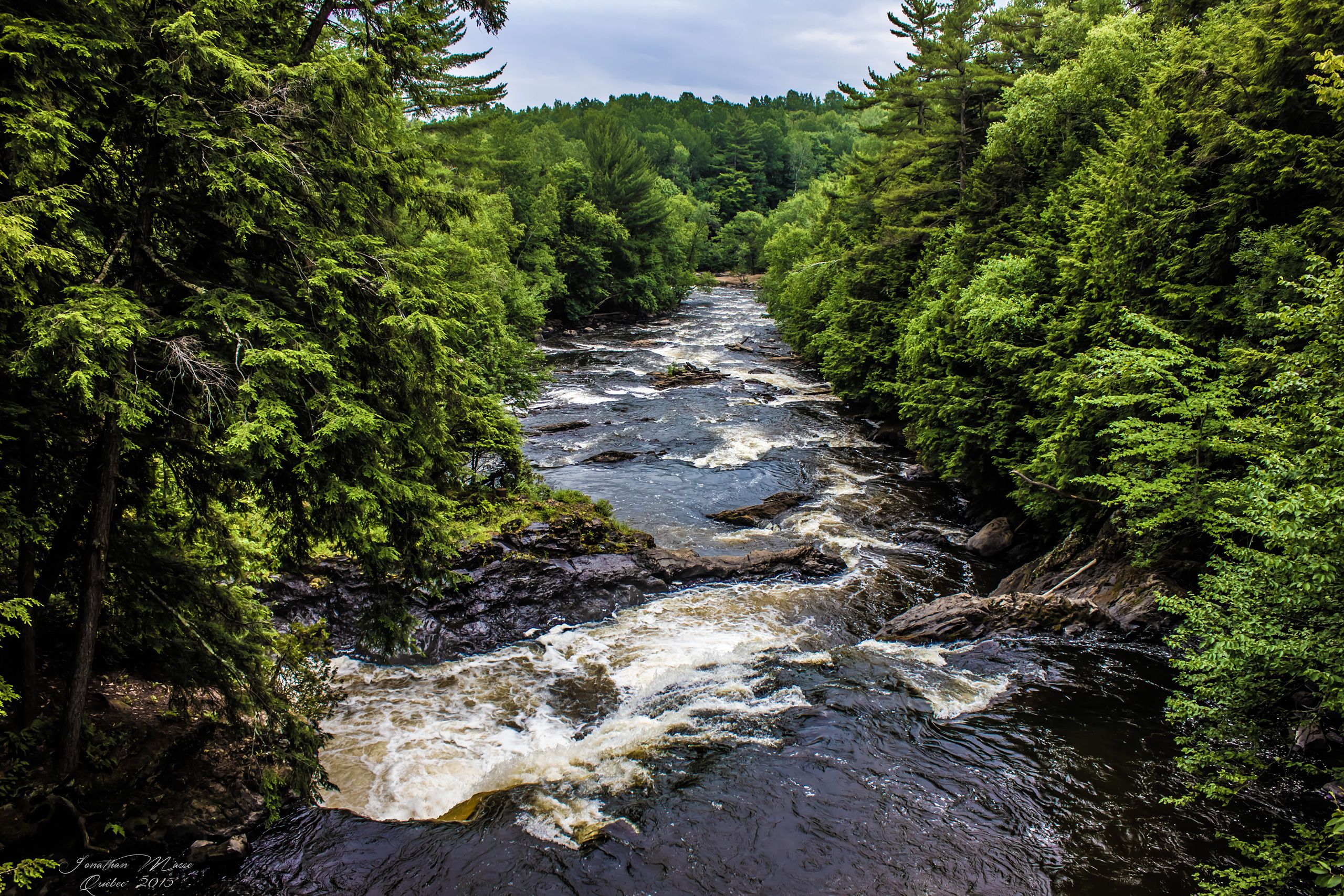 Fonds d'cran Nature Fleuves - Rivires - Torrents Parc des Chutes de Ste Ursule (Québec)