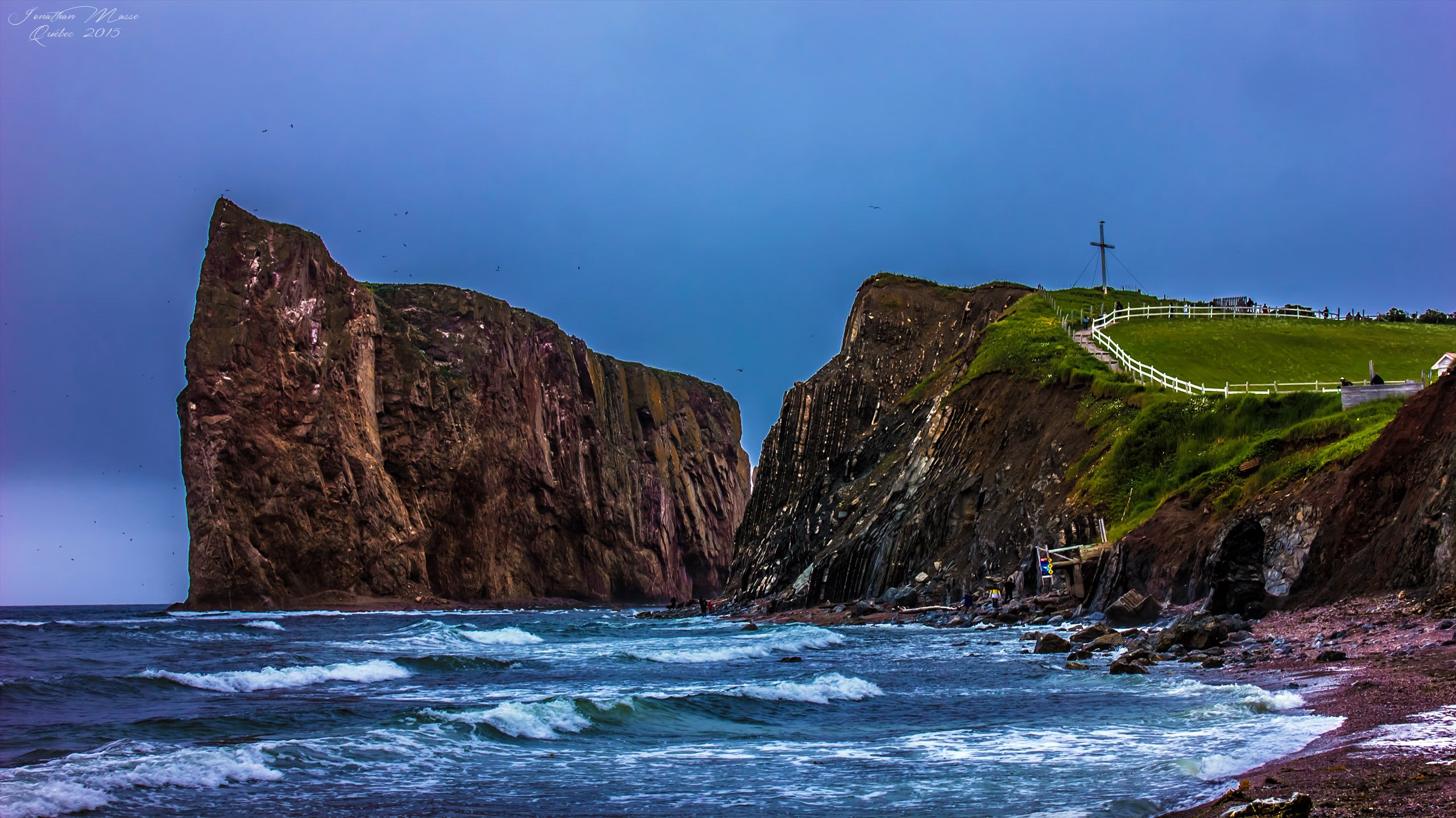 Fonds d'cran Voyages : Amrique du nord Canada > Qubec Rocher Percé (Québec)