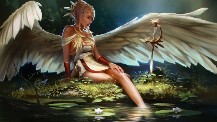 Fonds d'cran Fantasy et Science Fiction Anges Wallpaper N412194