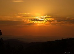  Nature COUCHER DE SOLEIL EN AUVERGNE-HAUTE LOIRE