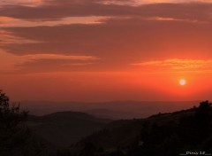  Nature COUCHER DE SOLEIL EN AUVERGNE-HAUTE LOIRE