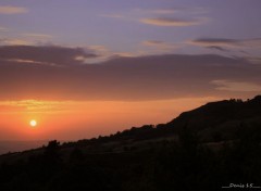  Nature COUCHER DE SOLEIL EN AUVERGNE-HAUTE LOIRE