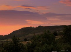  Nature COUCHER DE SOLEIL EN AUVERGNE-HAUTE LOIRE