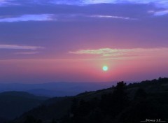  Nature COUCHER DE SOLEIL EN AUVERGNE-HAUTE LOIRE