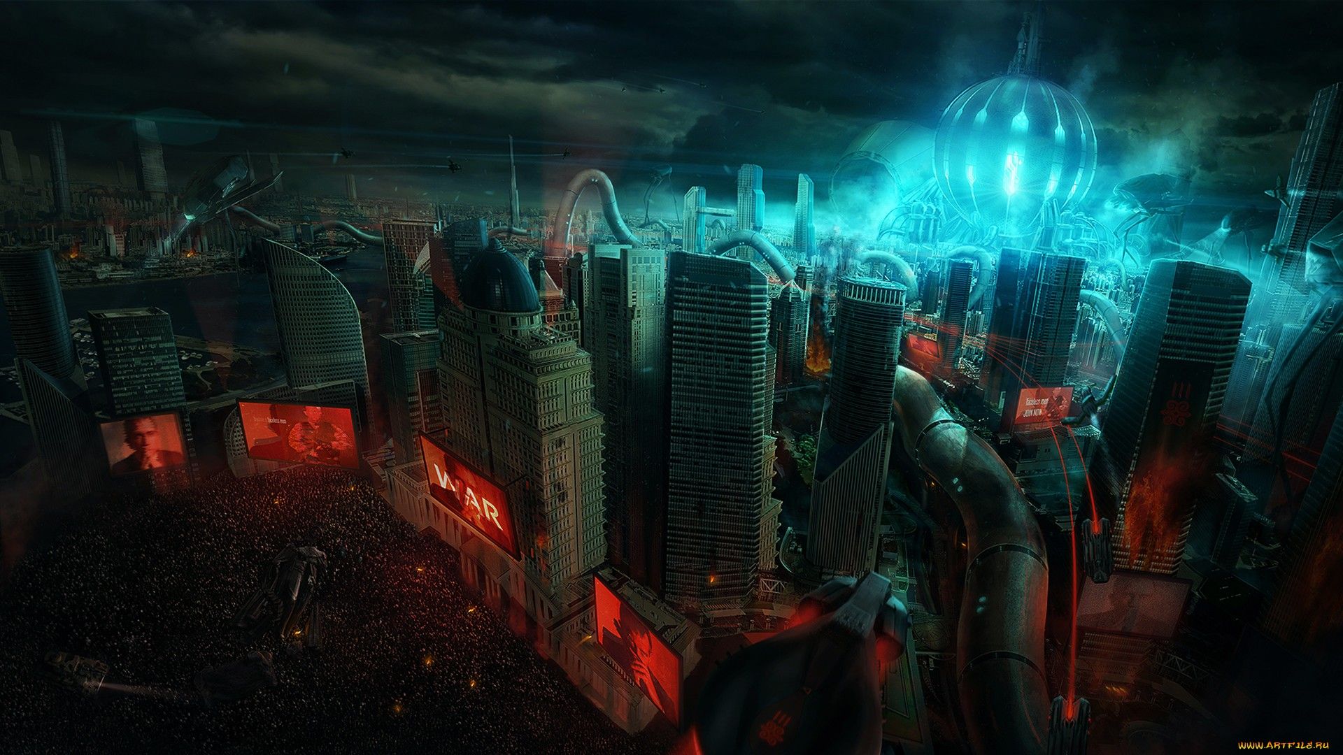 Wallpapers Fantasy and Science Fiction Future cities 