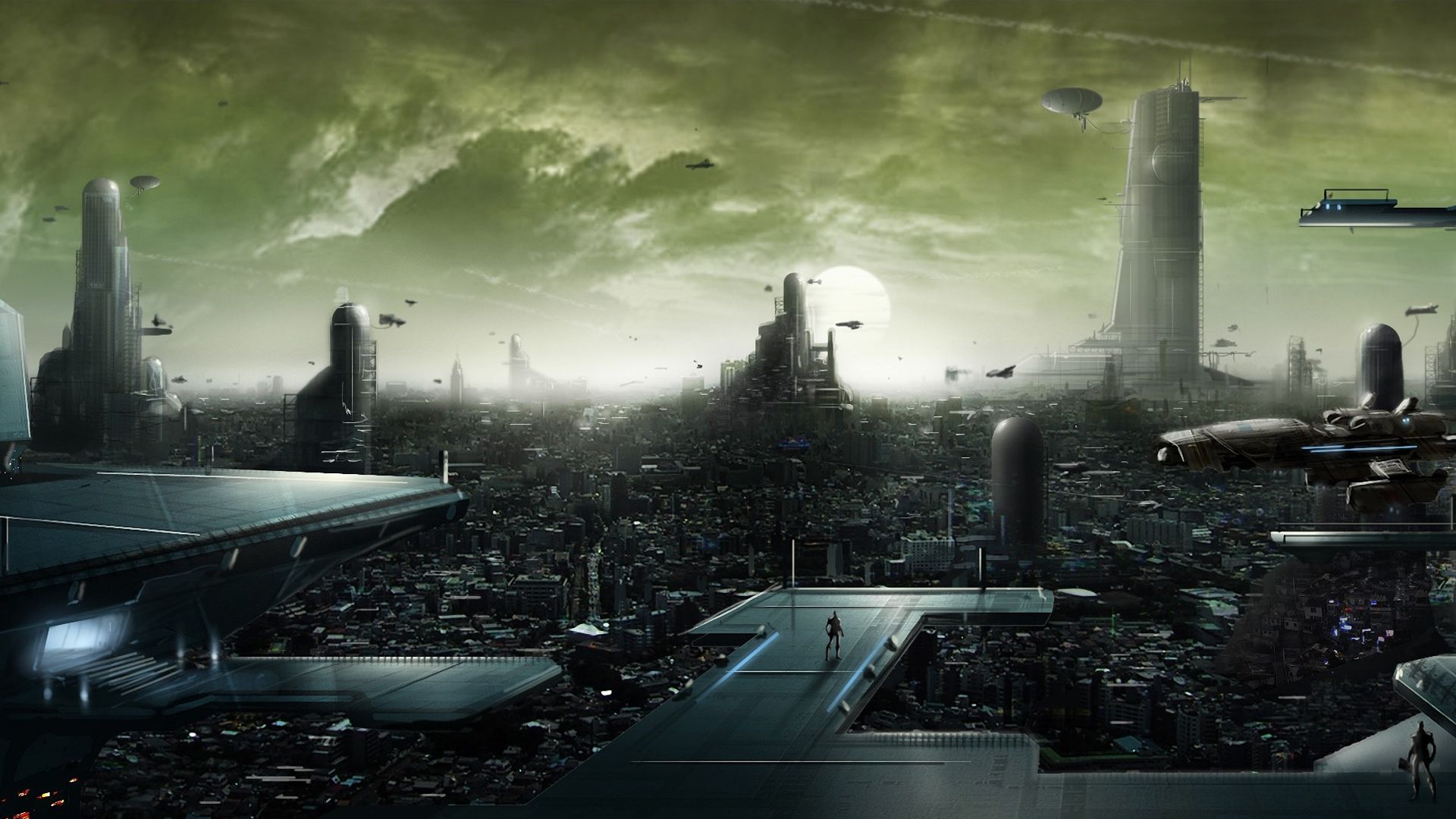 Wallpapers Fantasy and Science Fiction Future cities 