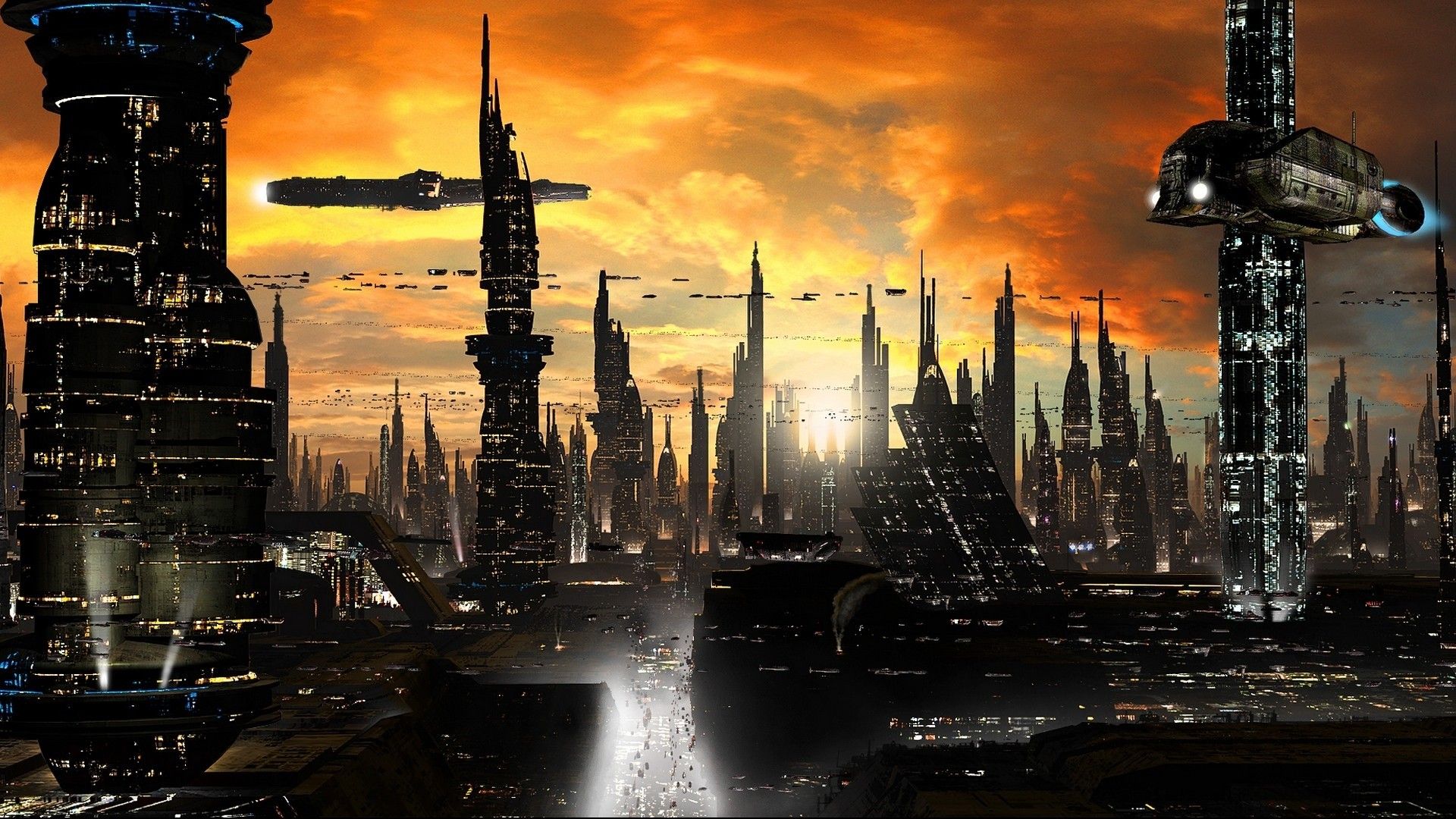 Wallpapers Fantasy and Science Fiction Future cities 