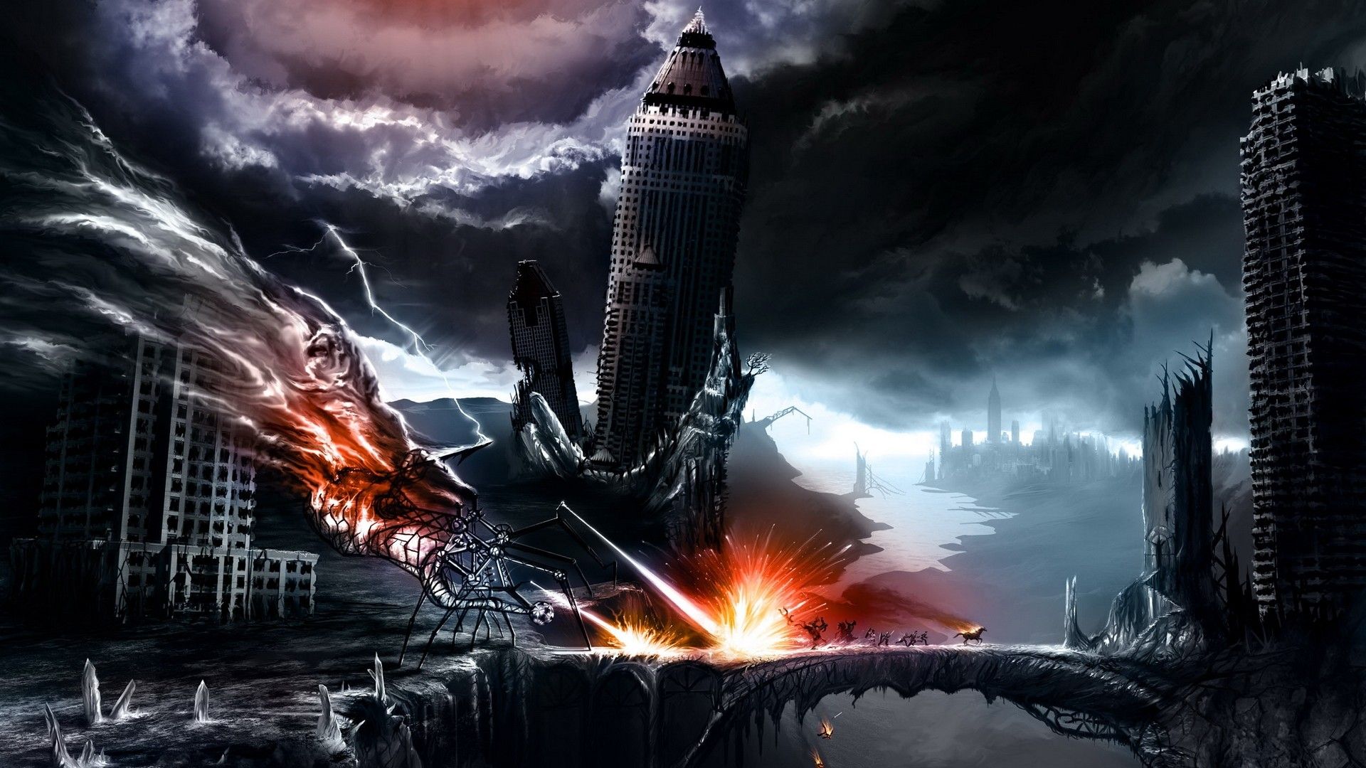 Wallpapers Fantasy and Science Fiction Apocalypses 