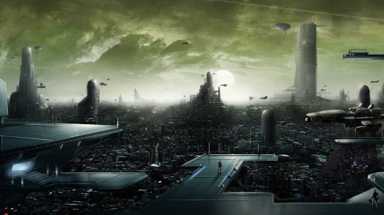 Wallpapers Fantasy and Science Fiction Future cities Wallpaper N412492