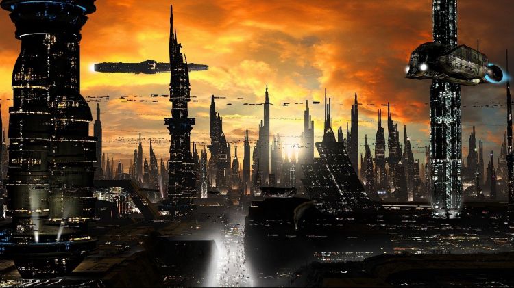 Wallpapers Fantasy and Science Fiction Future cities Wallpaper N412494