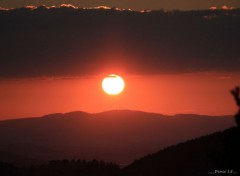  Nature COUCHER DE SOLEIL- AUVERGNE-HAUTE LOIRE