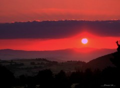  Nature COUCHER DE SOLEIL- AUVERGNE-HAUTE LOIRE