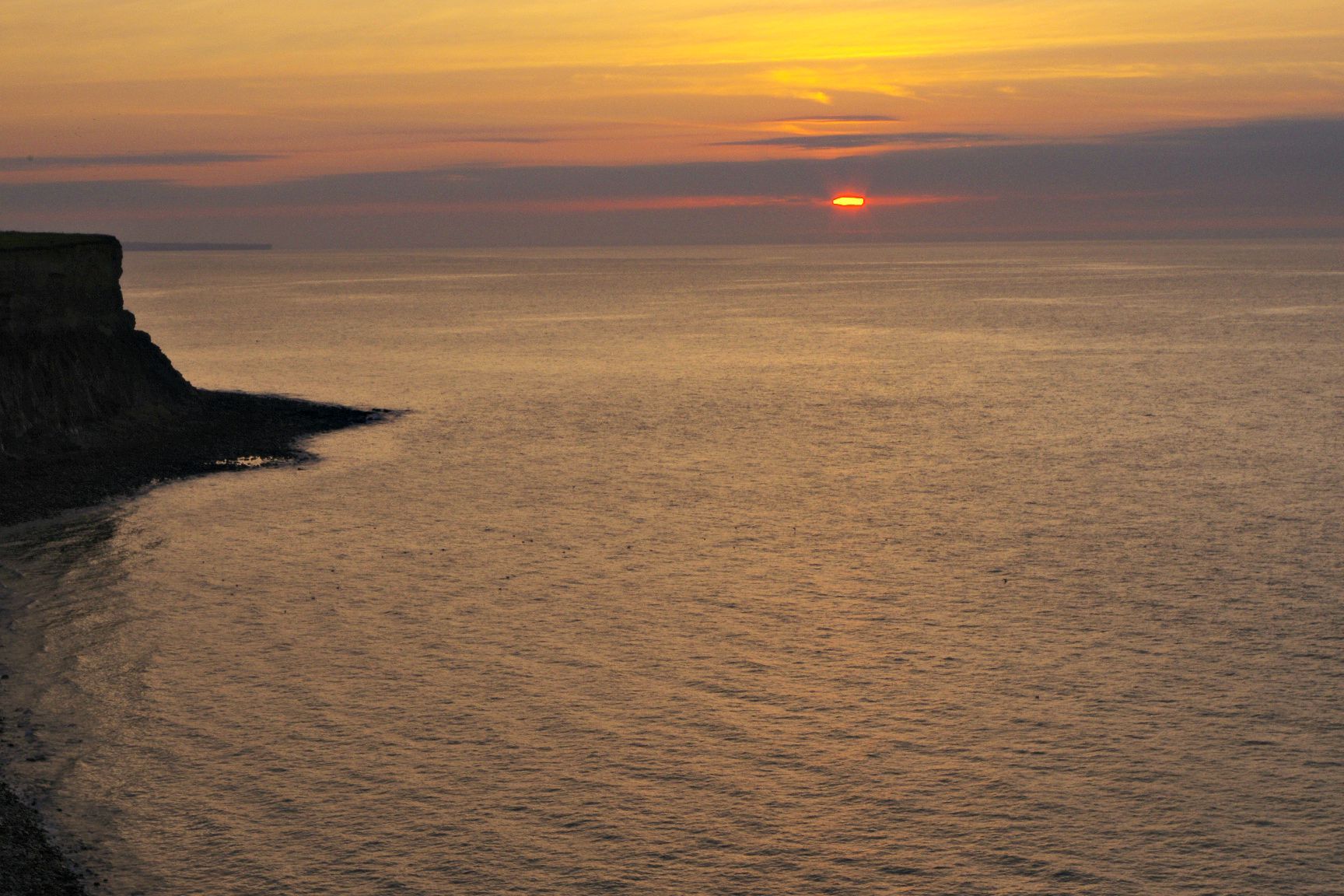 Fonds d'cran Nature Couchers et levers de Soleil coucher de soleil sur la mer