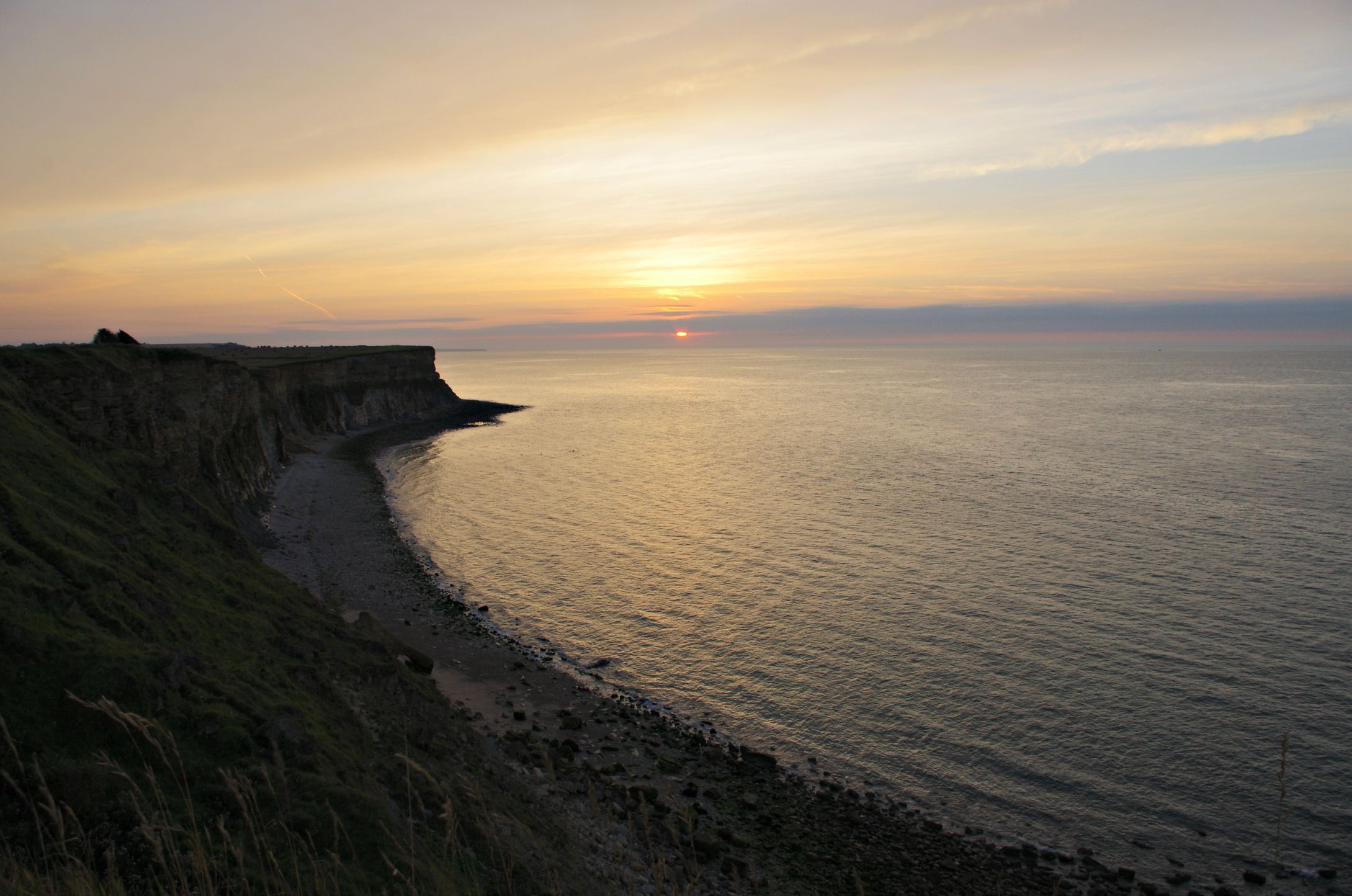 Fonds d'cran Nature Couchers et levers de Soleil coucher de soleil sur la mer