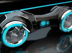  Art - Numrique Blue Light Cycle Tron