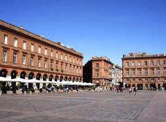  Constructions and architecture Toulouse doit à la prévalence de la brique le surnom de« Ville rose ». 