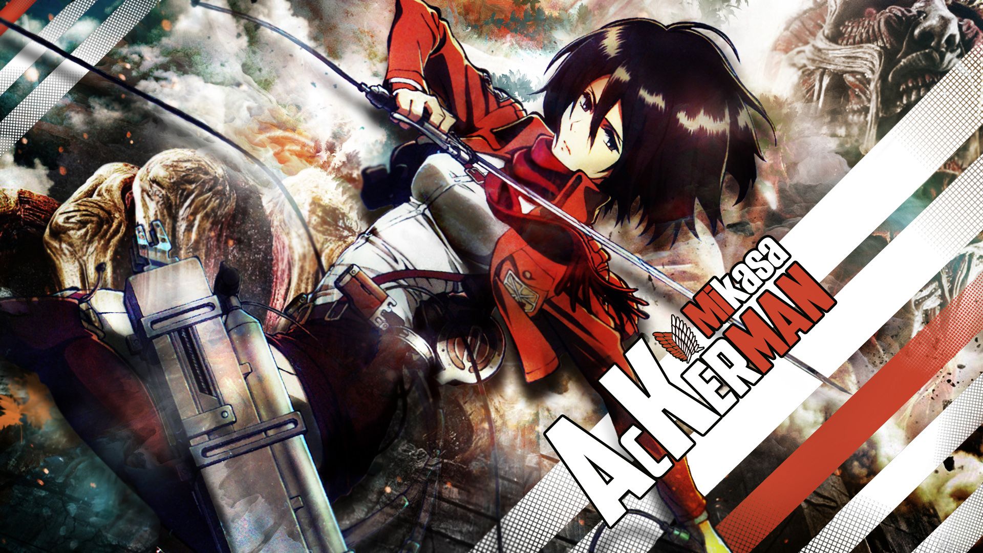 Wallpapers Manga Shingeki No Kyoujin Mikasa Ackerman