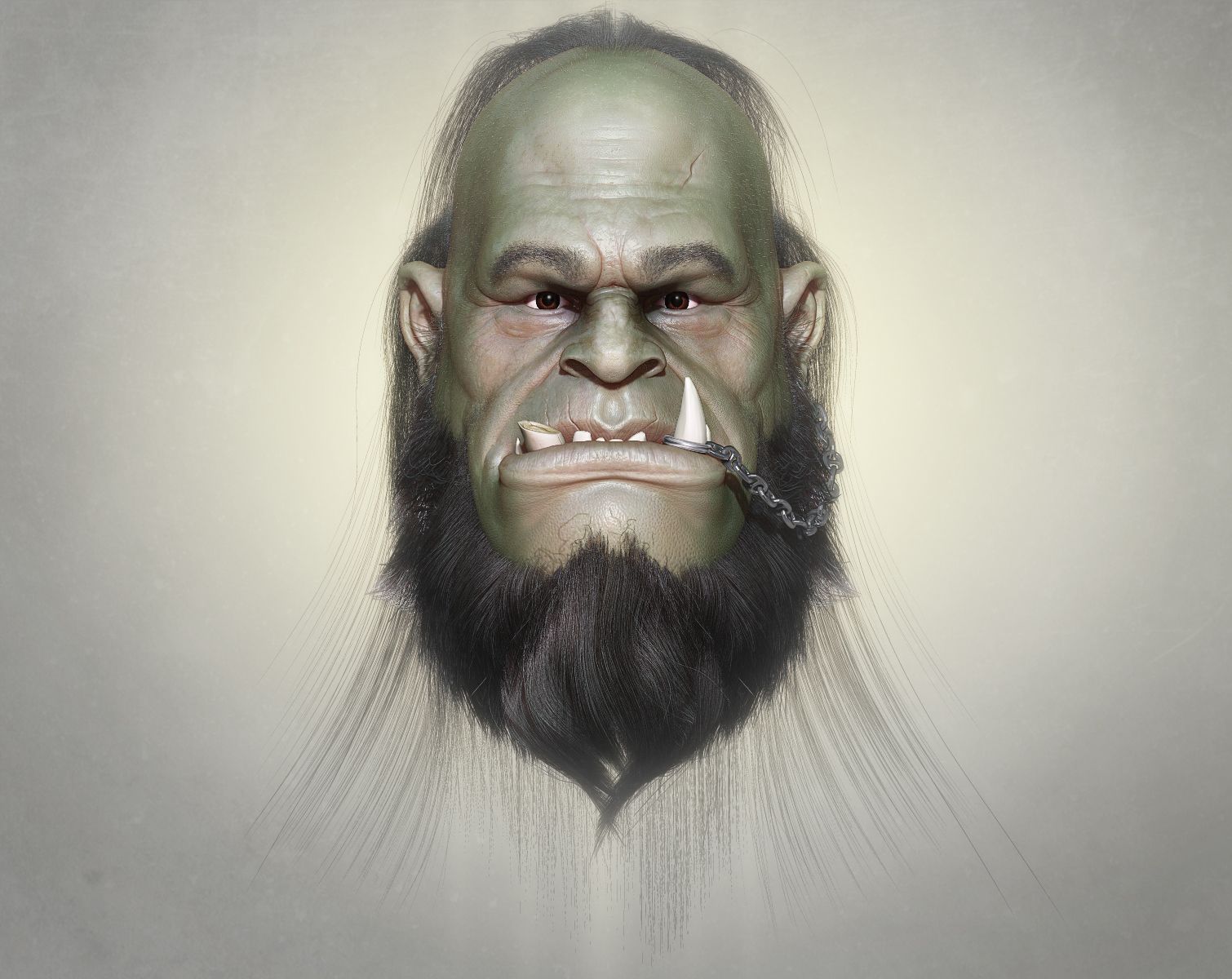 Wallpapers Digital Art 3D - Zbrush Orc portrait