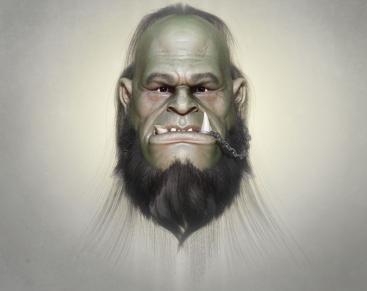 Fonds d'cran Art - Numrique 3D - Zbrush Orc portrait