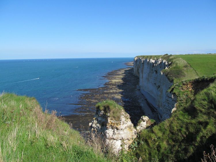 Wallpapers Nature Seas - Oceans - Beaches Sentier entre Vattetot / mer & Etretat