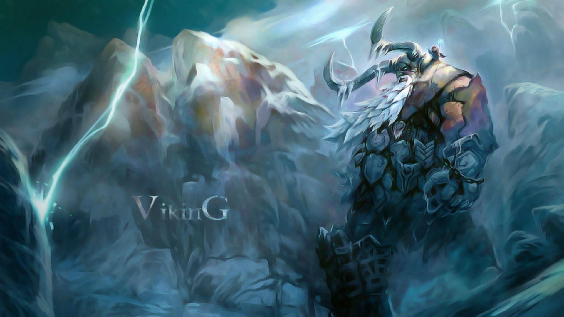 Fonds d'cran Fantasy et Science Fiction Dieux - Desses Ymir the father of the ice giants and Loki