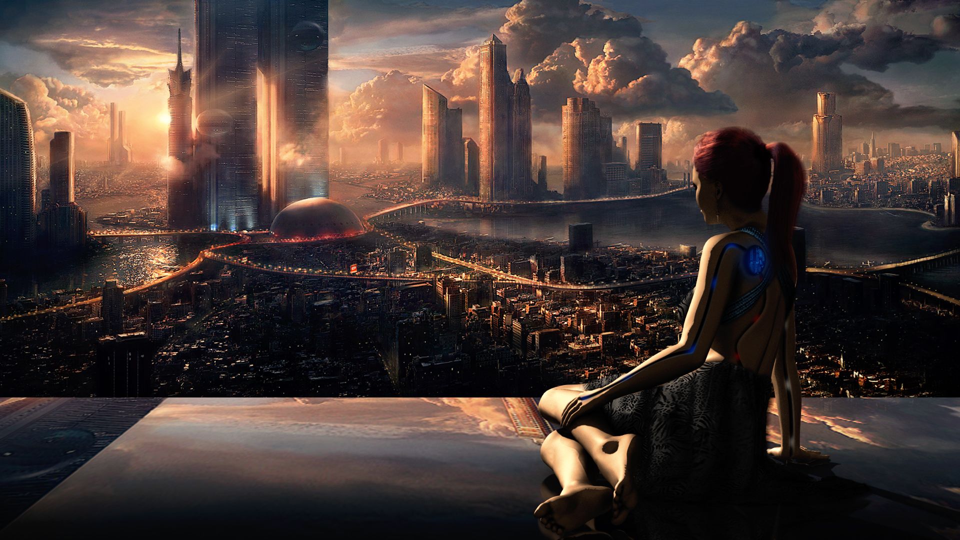 Wallpapers Fantasy and Science Fiction Futuristic Landscapes 