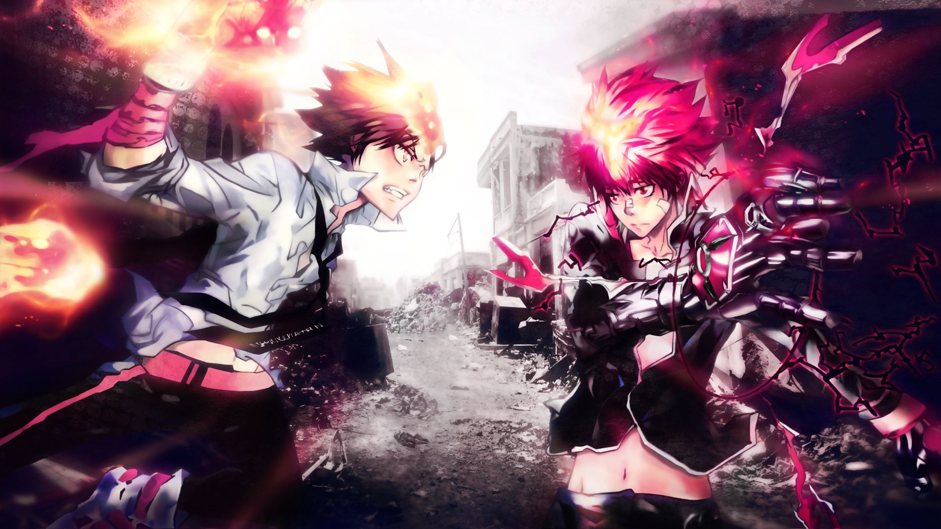 Wallpapers Manga Katekyoshi Hitman Reborn Tsuna vs Enma