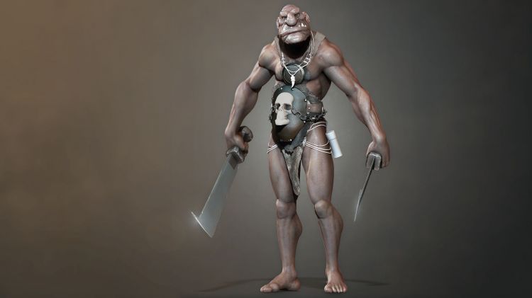 Fonds d'cran Art - Numrique 3D - Zbrush Troll