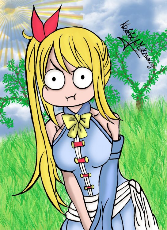 Fonds d'cran Art - Numrique Manga Lucy heartfilia