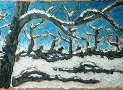  Art - Peinture L'hiver