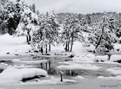  Nature neige dans les pyrénées