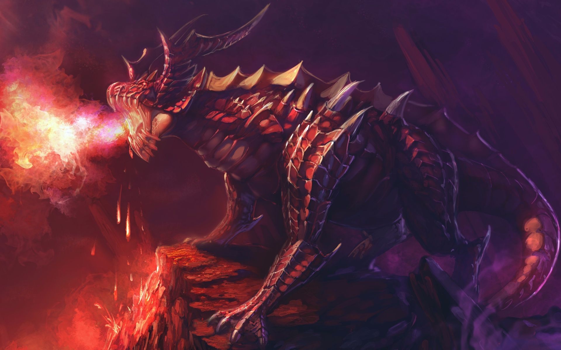 Wallpapers Fantasy and Science Fiction Creatures : Dragons 