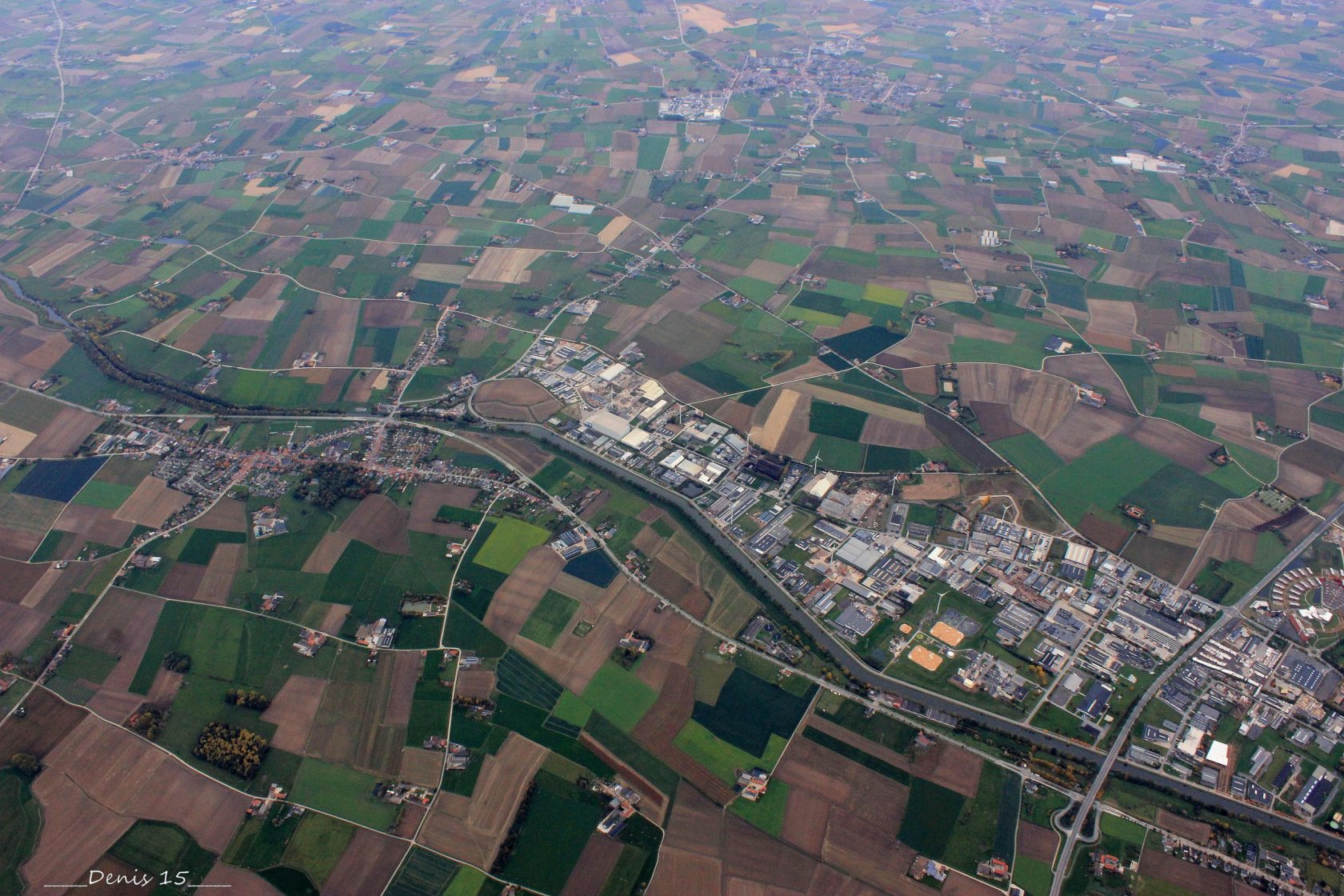 Wallpapers Trips : Europ France > Nord Pas de Calais Petit tour en ballon au dessus des Flandres.