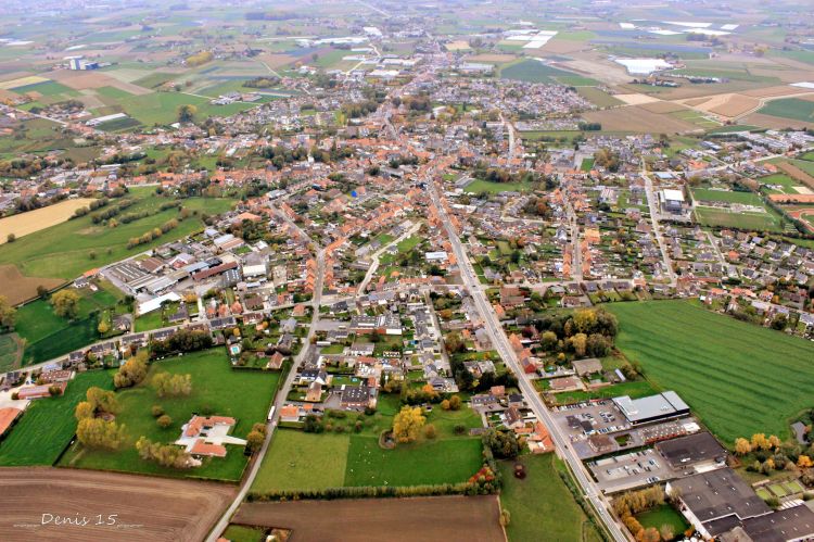 Wallpapers Trips : Europ France > Nord Pas de Calais Petit tour en ballon au dessus des Flandres.