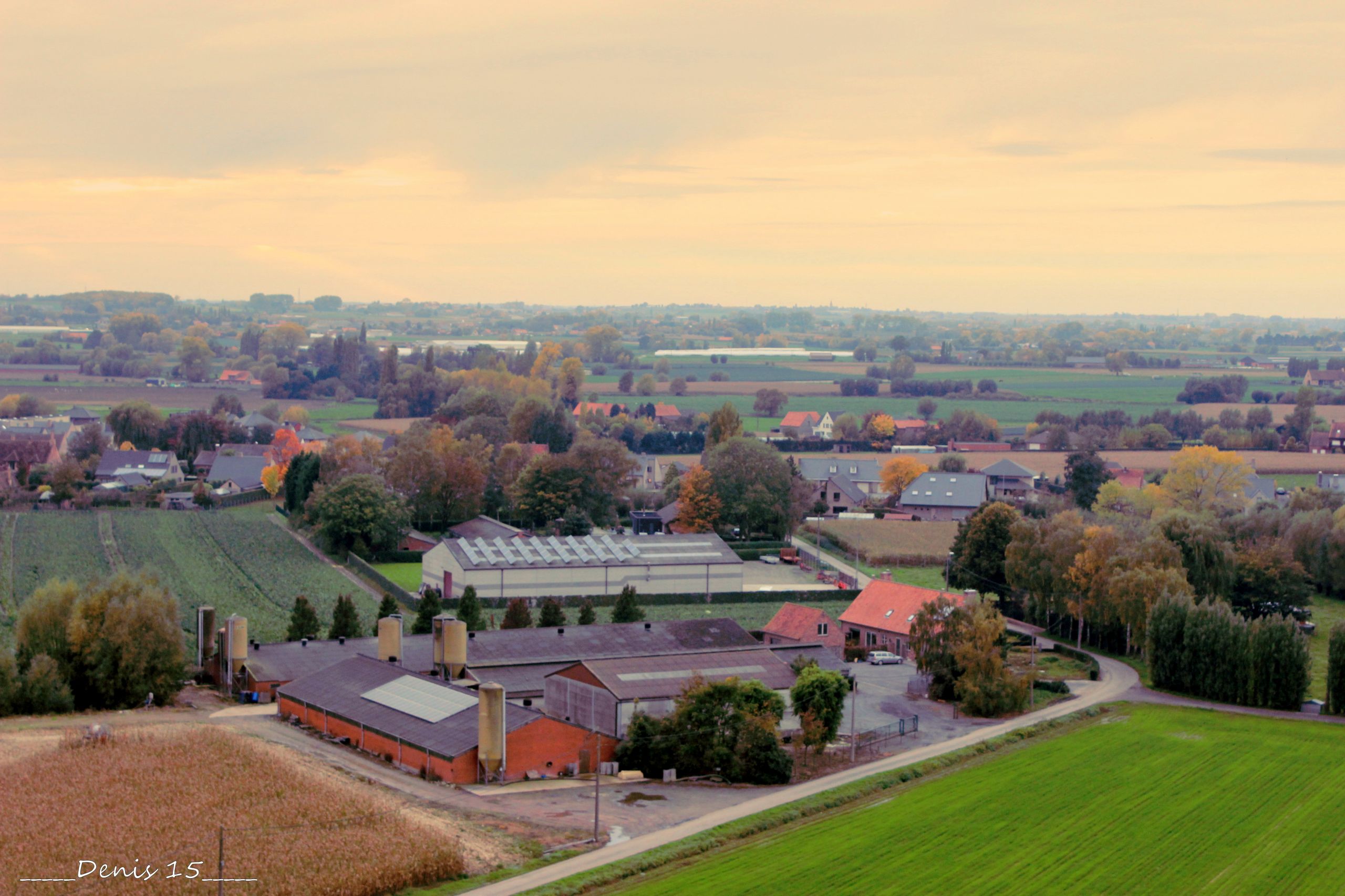 Wallpapers Trips : Europ France > Nord Pas de Calais Petit tour en ballon au dessus des Flandres.