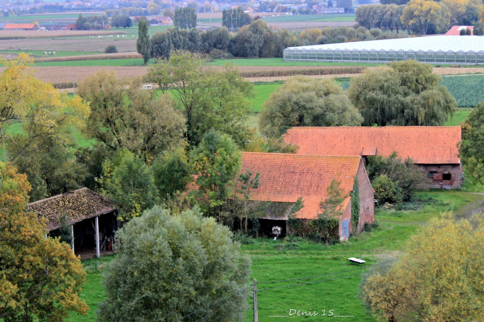 Fonds d'cran Voyages : Europe France > Nord Pas de Calais Petit tour en ballon au dessus des Flandres.