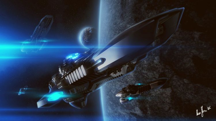 Wallpapers Fantasy and Science Fiction Spaceships Wallpaper N419781