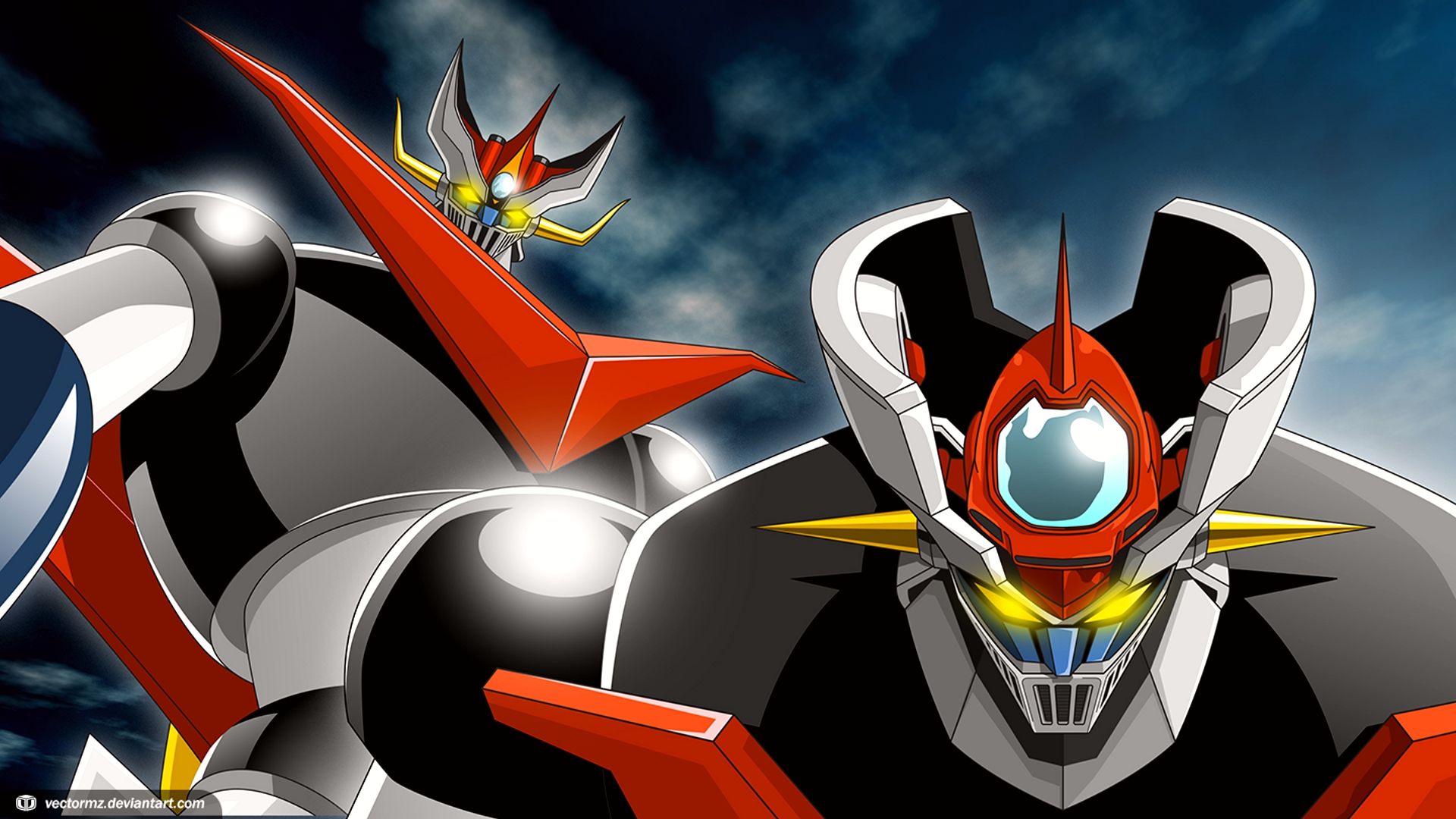 Fonds d'cran Manga Go Nagai Super Robot Great Mazinger et Mazinger Z