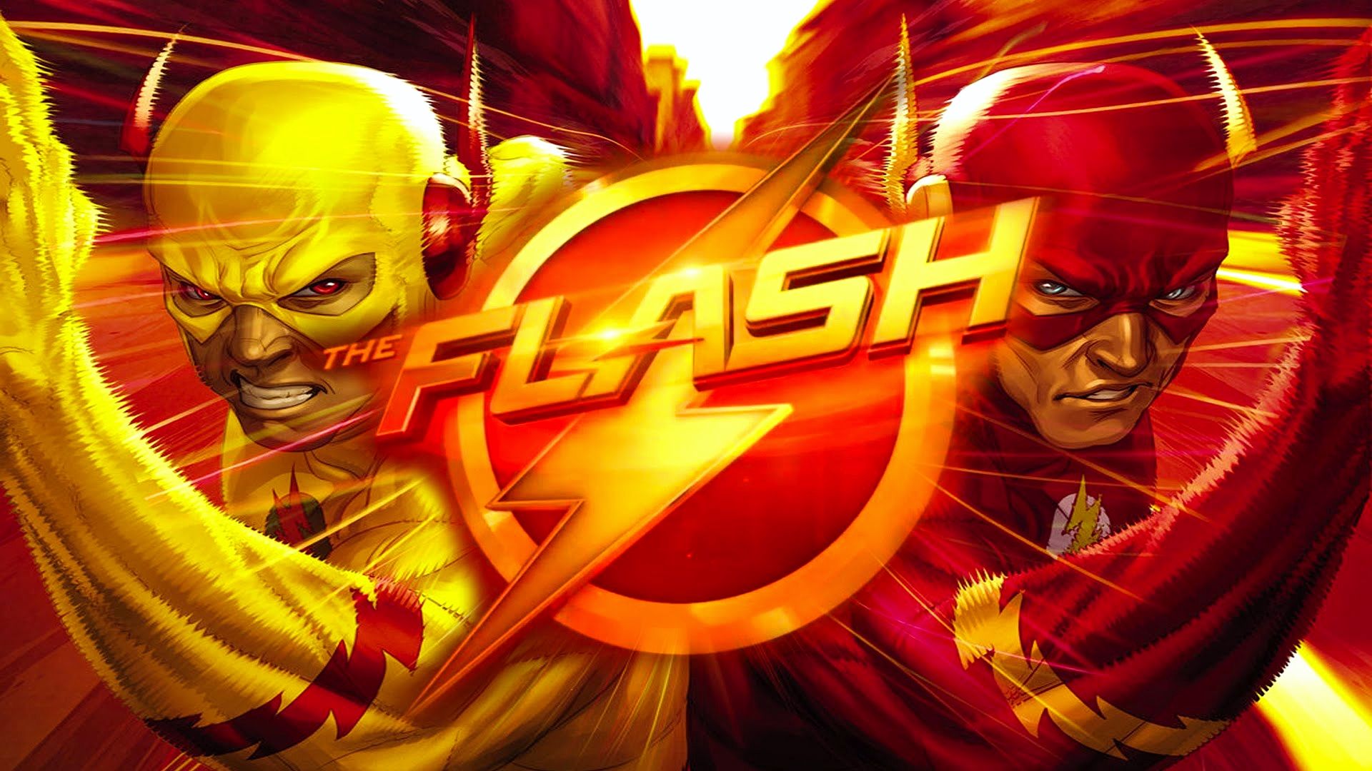 Wallpapers Comics Flash Flash vs Reverse Flash 