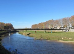  Nature L'Adour à Dax avec le passerelle