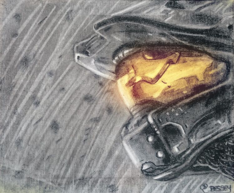 Wallpapers Art - Painting Science-fiction Halo Master chief