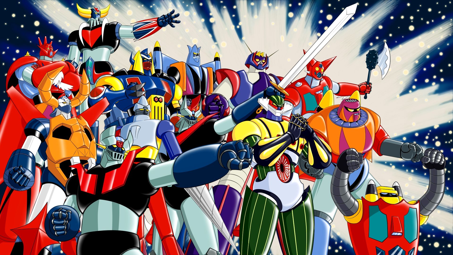 Fonds d'cran Manga Go Nagai Super Robot 