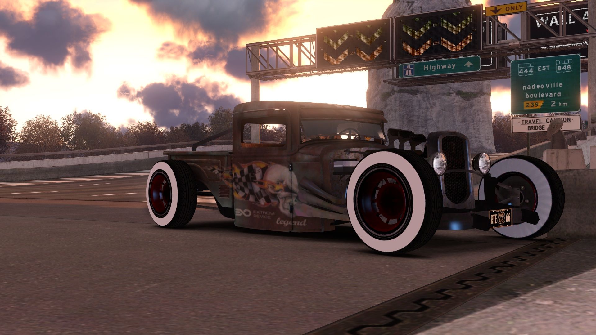 Fonds d'cran Jeux Vido Trackmania HotRod by f3lyx