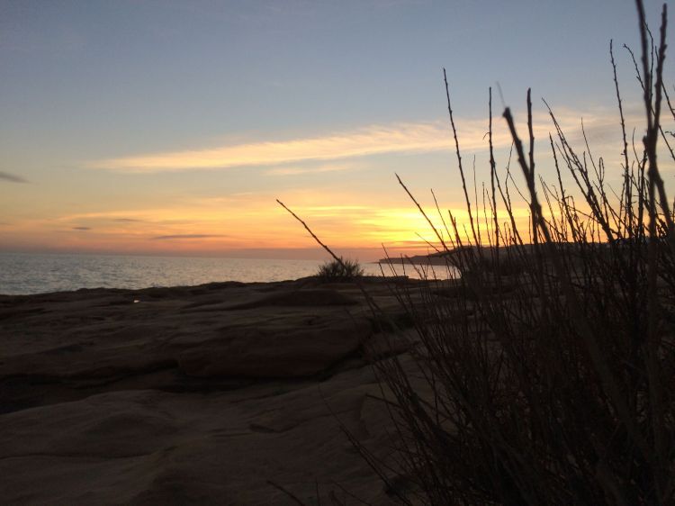 Fonds d'cran Nature Couchers et levers de Soleil Beach 