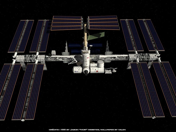 Fonds d'cran Art - Numrique Espace - Univers ISS