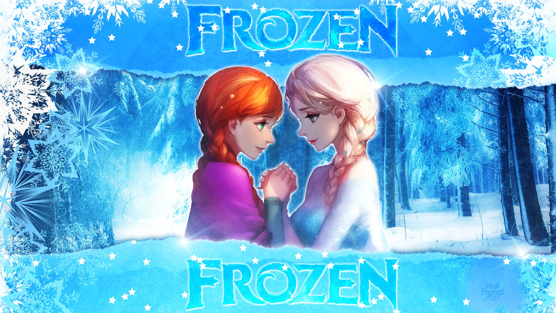 Wallpapers Cartoons La Reine des Neiges Frozen