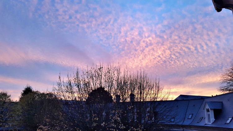 Fonds d'cran Nature Ciel - Nuages ciel de fin de journée